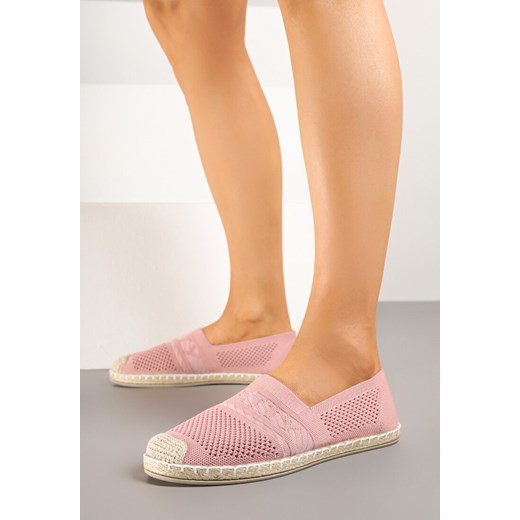 Espadryle damskie Born2be bez zapięcia różowe