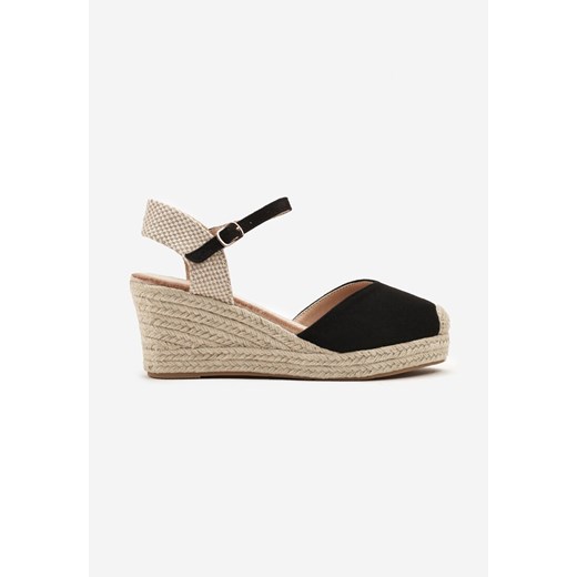 Espadryle damskie Born2be eleganckie na koturnie