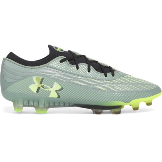 Buty piłkarskie korki lanki uniseks Under Armour UA Magnetico Elite 4 Fg - zielone ze sklepu Sportstylestory.com w kategorii Buty sportowe męskie - zdjęcie 179403762