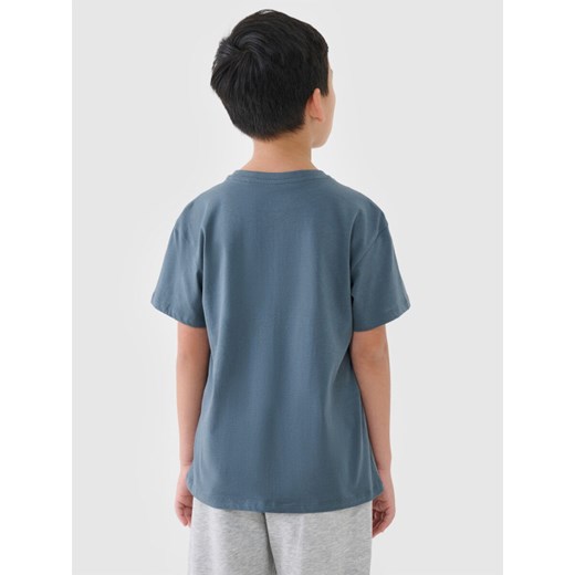 T-shirt chłopięce 4f Junior niebieski 