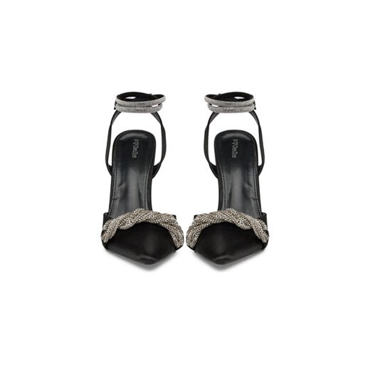 Sandały damskie DeeZee z klamrą na szpilce eleganckie 