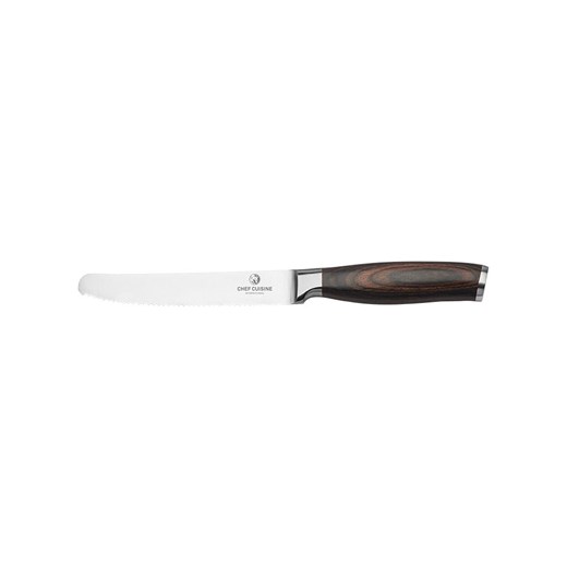 Chef Cuisine Nóż śniadaniowy w kolorze srebrno-brązowym - dł. 13 cm ze sklepu Limango Polska w kategorii Noże kuchenne - zdjęcie 179406463