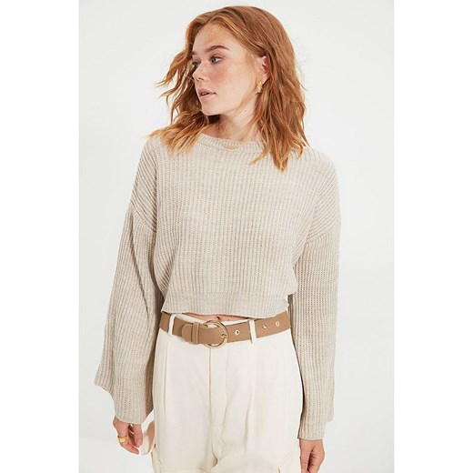 trendyol Sweter w kolorze kremowym Trendyol S wyprzedaż Limango Polska