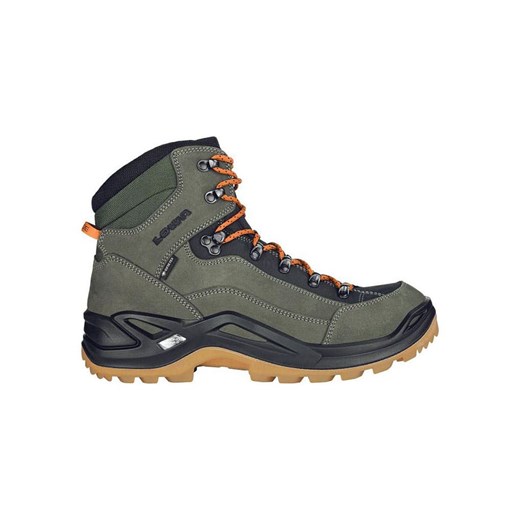 LOWA Skórzane buty turystyczne &quot;Renegade GTX Mid&quot; w kolorze khaki ze sklepu Limango Polska w kategorii Buty trekkingowe męskie - zdjęcie 179407391