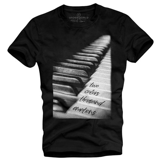 T-shirt męski UNDERWORLD Piano ze sklepu morillo w kategorii T-shirty męskie - zdjęcie 179408003