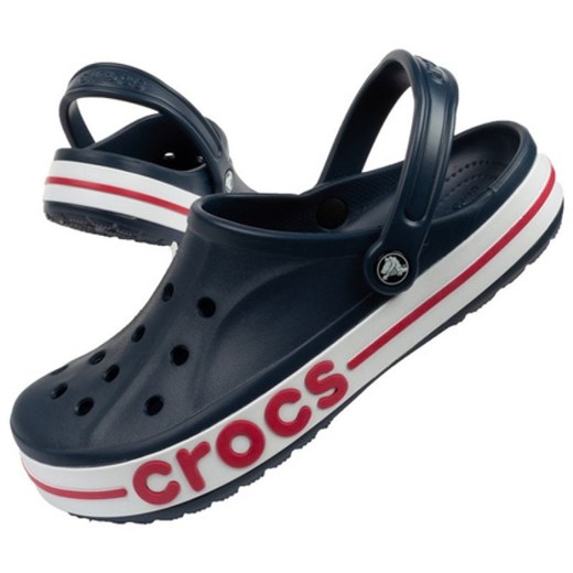 Klapki Crocs Bayaband U 205089-4CC niebieskie ze sklepu ButyModne.pl w kategorii Klapki męskie - zdjęcie 179409391