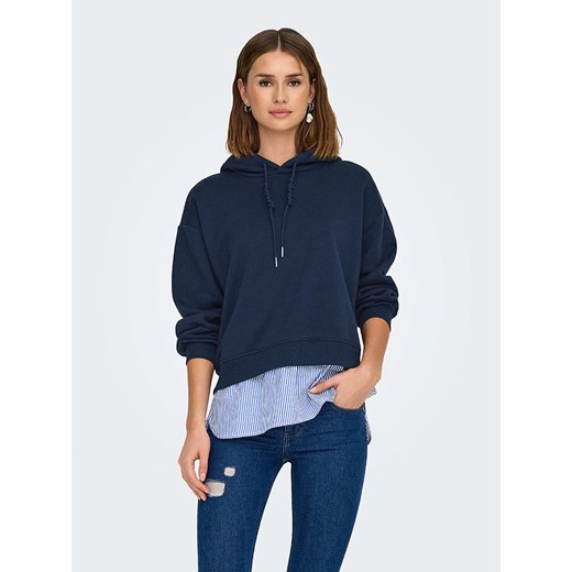 ONLY Bluza w kolorze granatowym ze sklepu Limango Polska w kategorii Bluzy damskie - zdjęcie 179410884