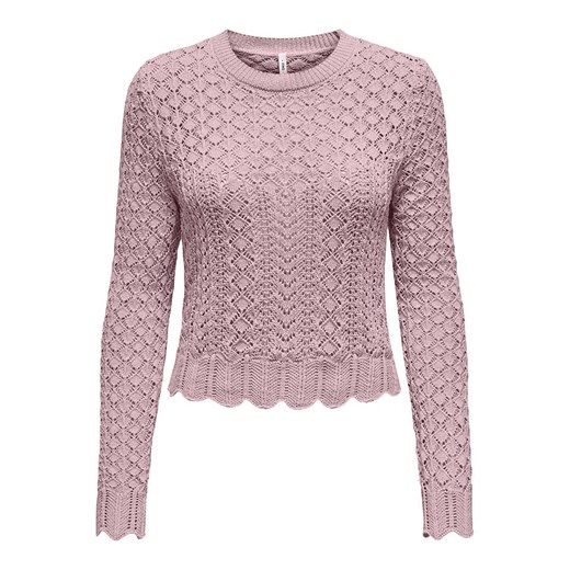 ONLY Sweter w kolorze jasnoróżowym ze sklepu Limango Polska w kategorii Swetry damskie - zdjęcie 179411123