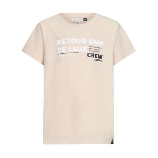 Retour Koszulka &quot;Zeb&quot; w kolorze beżowym ze sklepu Limango Polska w kategorii T-shirty chłopięce - zdjęcie 179411832