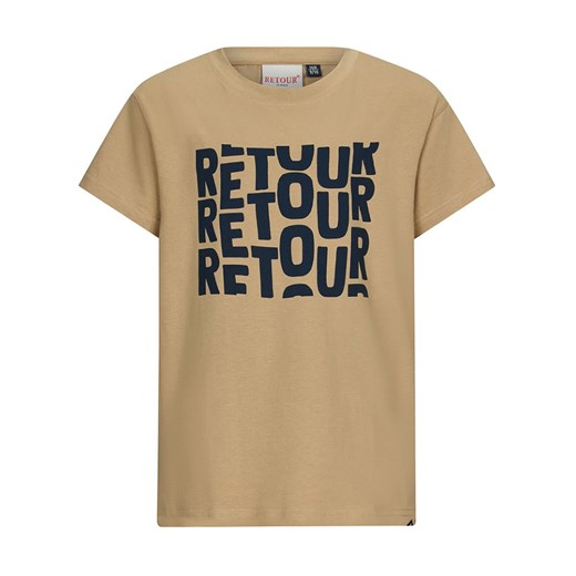 Retour Koszulka &quot;Gidion&quot; w kolorze beżowym ze sklepu Limango Polska w kategorii T-shirty chłopięce - zdjęcie 179411840