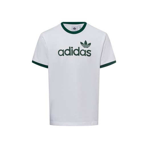 adidas Originals Koszulka męska - Simple Tee Mężczyźni Bawełna biały jednolity ze sklepu vangraaf w kategorii T-shirty męskie - zdjęcie 179416361