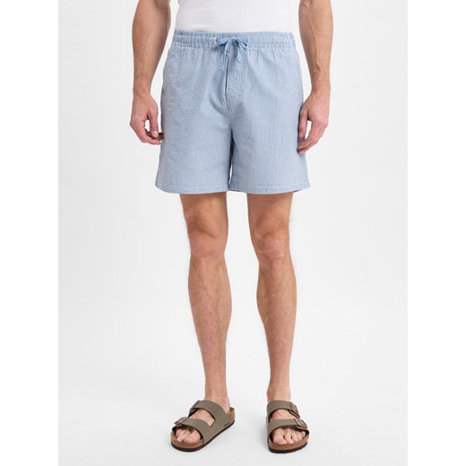 Tommy Jeans Spodenki - Colorado Mężczyźni Bawełna niebieski w paski ze sklepu vangraaf w kategorii Spodenki męskie - zdjęcie 179416371