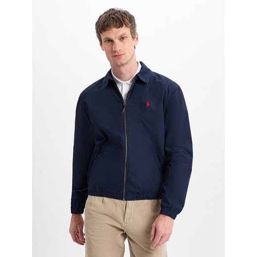 Polo Ralph Lauren Bluza męska Mężczyźni Bawełna granatowy jednolity ze sklepu vangraaf w kategorii Bluzy męskie - zdjęcie 179416383