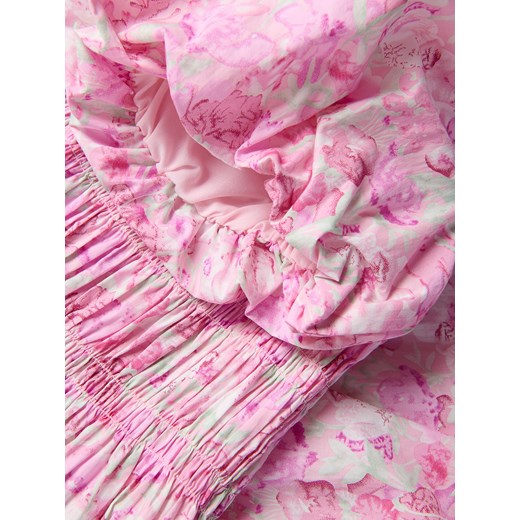 Reserved - Bawełniana sukienka z bufkami - wielobarwny Reserved XL Reserved