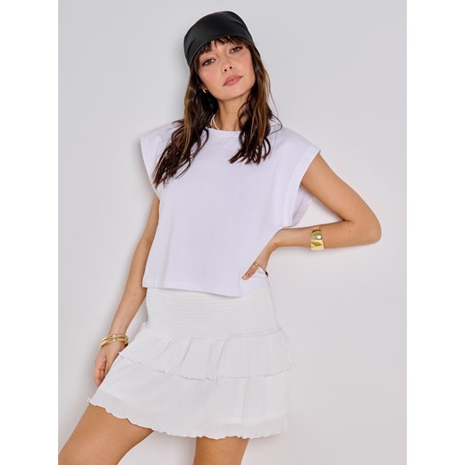 Spódnica biała Sinsay mini 