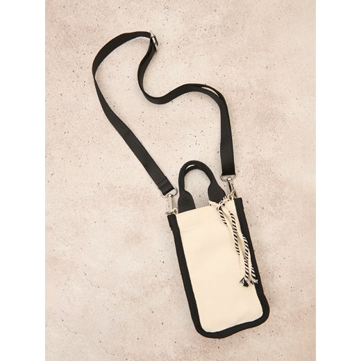 Sinsay - Torebka na telefon - kremowy Sinsay One Size Sinsay