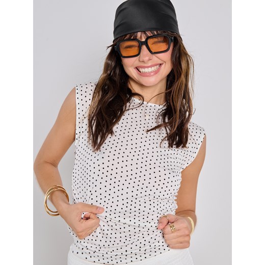 Bluzka damska Sinsay z elastanu 