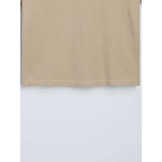 Sinsay - Koszulka w stylu basic - beżowy Sinsay XXL Sinsay