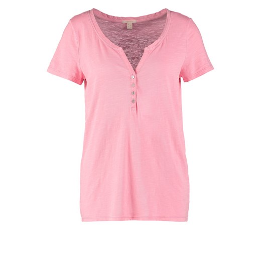 Esprit Tshirt basic coral pink zalando rozowy abstrakcyjne wzory