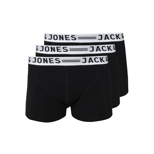 Jack & Jones 3 PACK Panty black zalando czarny bawełna