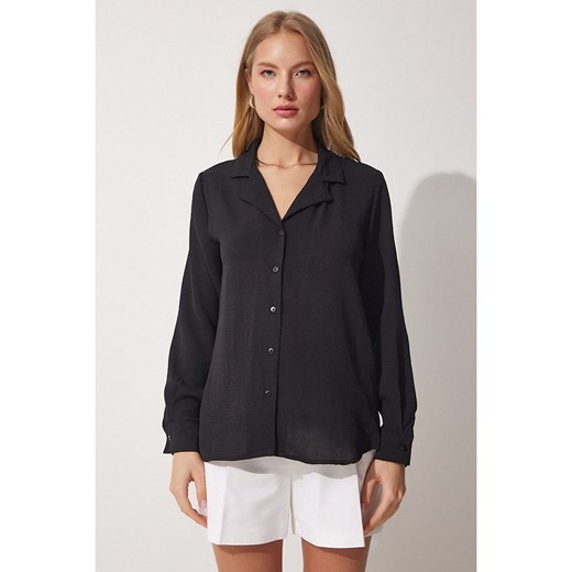 Happiness Istanbul Koszula w kolorze czarnym ze sklepu Limango Polska w kategorii Koszule damskie - zdjęcie 179422271