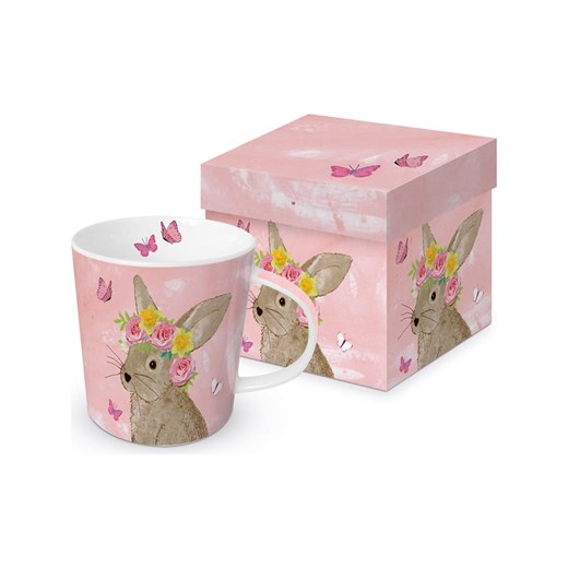 ppd Kubek jumbo &quot;Easter Beauty&quot; w kolorze jasnoróżowo-beżowym - 350 ml ze sklepu Limango Polska w kategorii Kubki - zdjęcie 179422442
