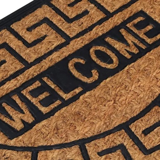 Wycieraczka półokrągła z napisem welcome - Noka 3X Elior One Size Edinos.pl