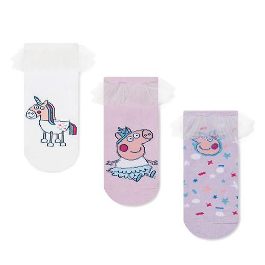 Skarpety Peppa Pig ACCCS-SS25-205PP(3-PACK) Biały Peppa Pig 24 eobuwie.pl