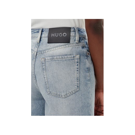 HUGO Szorty jeansowe Gelita 50538863 Niebieski Relaxed Fit 24 MODIVO