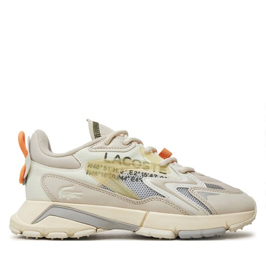 Sneakersy Lacoste 7-48SFA0087 Beżowy Lacoste 36 okazyjna cena eobuwie.pl