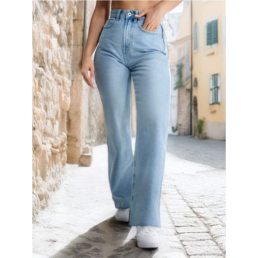 Sinsay - Jeansy straight fit - niebieski ze sklepu Sinsay w kategorii Jeansy damskie - zdjęcie 179429590