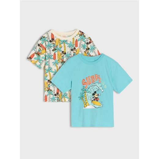 Sinsay - Koszulki 2 pack Mickey Mouse - wielobarwny ze sklepu Sinsay w kategorii T-shirty chłopięce - zdjęcie 179429674