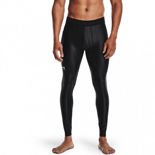 Męskie legginsy treningowe Under Armour UA HG IsoChill Leggings - czarne ze sklepu Sportstylestory.com w kategorii Spodnie męskie - zdjęcie 179429884