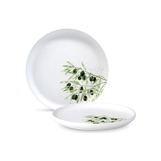 ppd Talerz obiadowy "Olives" w kolorze białym - Ø 27 cm ze sklepu Limango Polska w kategorii Naczynia - zdjęcie 179430980