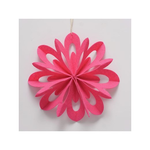 Boltze Zawieszki dekoracyjne (4 szt.) w kolorze różowo-jasnoróżowym - Ø 20 cm Boltze onesize Limango Polska okazja