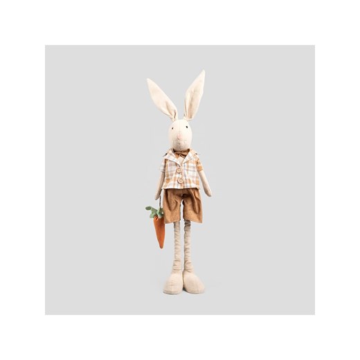 Homla Figurka dekoracyjna &quot;Lupe&quot; w kolorze jasnobrązowo-białym - wys. 68 cm ze sklepu Limango Polska w kategorii Dekoracje - zdjęcie 179431333