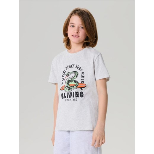 Sinsay - Koszulka - szary ze sklepu Sinsay w kategorii T-shirty chłopięce - zdjęcie 179432250