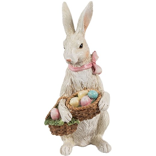 Clayre &amp; Eef Figurka dekoracyjna w kolorze beżowym - 10 x 36 x 7 cm ze sklepu Limango Polska w kategorii Dekoracje - zdjęcie 179433183