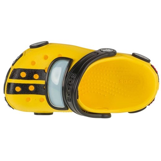 Klapki Crocs Classic Iam Race Car Clog T Jr 210991-77J żółte Crocs 24 ButyModne.pl