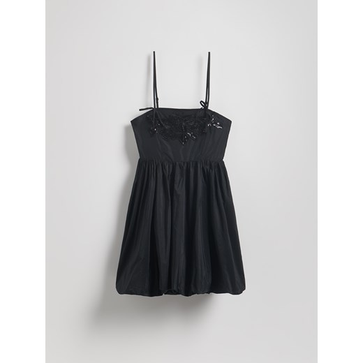 Reserved - Sukienka z aplikacją - czarny Reserved XS Reserved