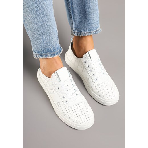 Trampki damskie Renee casual z tkaniny sznurowane płaskie