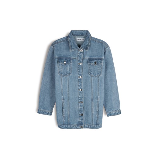 GATE Prążkowana kurtka przejściowa plus size 44 ze sklepu gateshop w kategorii Kurtki damskie - zdjęcie 179442801