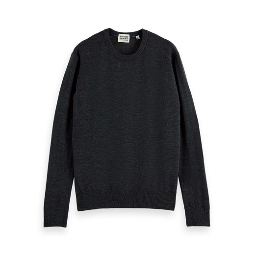 Scotch &amp; Soda Wełniany sweter w kolorze czarnym ze sklepu Limango Polska w kategorii Swetry męskie - zdjęcie 179443081