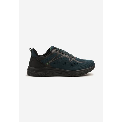 Niebieskie Buty Sportowe Sneakersy z Geometrycznym Wzorem Odirina ze sklepu born2be.pl w kategorii Buty sportowe męskie - zdjęcie 179444323