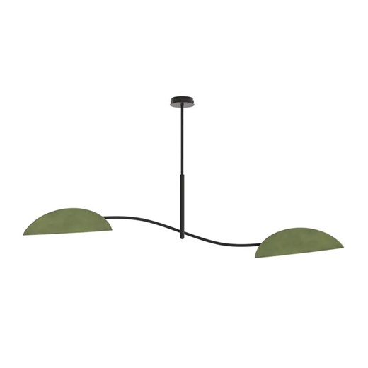 Dwuramienna zielona lampa wisząca - M129-Urdom ze sklepu Edinos.pl w kategorii Lampy wiszące - zdjęcie 179444772