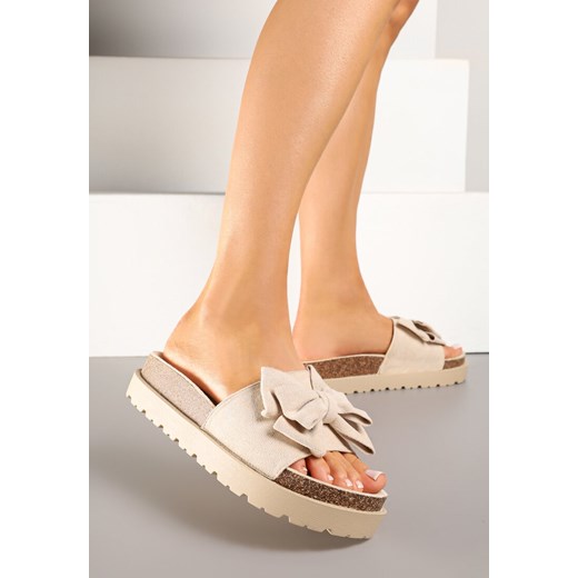 Klapki damskie Renee płaskie casual
