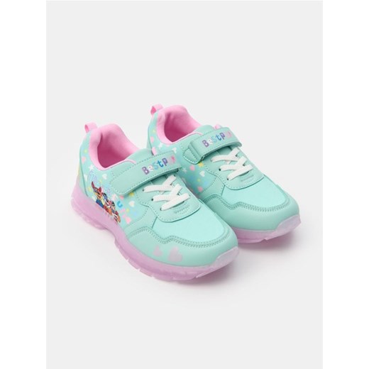 Sinsay - Sneakersy ze świecącą podeszwą PAW Patrol - zielony Sinsay 32 Sinsay