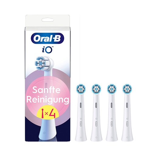 Oral-B Wymienne końcówki (4 szt.) &quot;iO Sanfte Reinigung&quot; w kolorze białym ze sklepu Limango Polska w kategorii Szczoteczki do zębów - zdjęcie 179449112