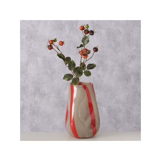 Boltze Wazon "Larana" w kolorze czerwono-beżowym - wys. 29 cm Boltze onesize wyprzedaż Limango Polska