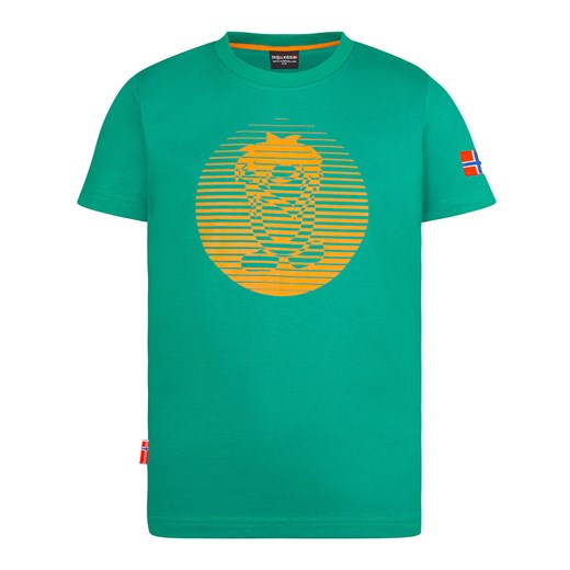 Trollkids Koszulka funkcyjna &quot;Troll T&quot; w kolorze zielonym ze sklepu Limango Polska w kategorii T-shirty chłopięce - zdjęcie 179452380